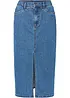 Langer Jeansrock mit Schlitz aus Positive Denim #1 Fabric, bonprix