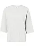Oversize-Shirt aus elastischem Bio-Baumwoll-Mix, bonprix