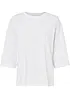 Oversize-Shirt aus elastischem Bio-Baumwoll-Mix, bonprix