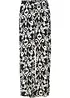 Pantalon large et imprimé en viscose fluide, bonprix