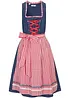 Dirndl effet jean et tablier longueur genou (Ens. 2 pces.), bonprix