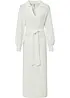 Robe longue en maille avec ceinture (ens. 2 pces), bonprix