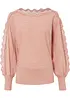 Pull fluide en fine maille de viscose mélangée, bonprix