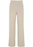 Pantalon extensible à motif pied-de-poule, Wide leg, bonprix