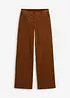 Pantalon en velours côtelé de coton stretch, bonprix