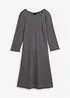 Robe en jersey milano de viscose mélangée avec motif jacquard, bonprix