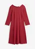 Robe en jersey milano de viscose mélangée avec motif jacquard, bonprix