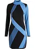 Jacquard-Strickkleid mit modernen Streifen, bonprix