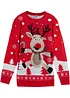 Feinstrickpullover mit Weihnachtsmotiv, bonprix