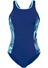 Maillot 1 pièce sportif avec empiècements sur les côtés, bonprix