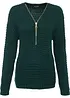 Grobstrick-Pullover mit Reißverschluss-Detail, bonprix