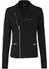 Gilet esprit motard en jersey de viscose mélangée, bonprix
