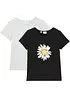 T-Shirt aus reiner Baumwolle (2er  Pack), bonprix
