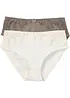 Lot de 2 slips Maxi avec dentelle, bonprix