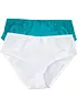 Lot de 2 slips Maxi avec dentelle, bonprix