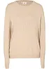 Strick-Pullover mit Rundhals-Ausschnitt, bonprix