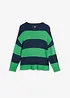 Pull en fine maille à larges rayures, bonprix