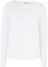 T-shirt manches longues 100% coton, bonprix