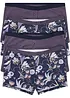 Damen Boxer mit Bio-Baumwolle (4er Pack), bonprix