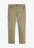 Pantalon slim extensible, jambes droites, avec poches cargo, bonprix