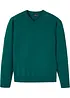 Pull col V en fine maille, bonprix