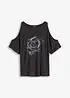 T-shirt épaules dénudées en viscose, bonprix