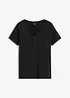 T-shirt en coton et viscose, bonprix
