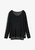 Longshirt mit Langarm doppellagig, bonprix