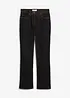 Jean droit taille mi-haute, extensible, bonprix