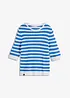 T-shirt en maille, manches coudes, bonprix