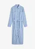 Gestreiftes Blusenkleid mit Bindeband, bonprix