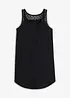 Robe en jersey coton à dentelle, bonprix