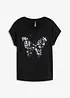 T-shirt à sequins, bonprix