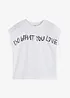 Oversize-Shirt aus reiner Baumwolle, bonprix