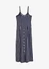Sommerliches Jerseykleid mit Knopfleiste und Streifen, bonprix