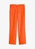 Pantalon taille haute en lin et viscose, bonprix