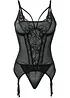 Corsage mit Strapshaltern und String (2-tlg.Set), bonprix