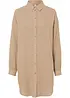 Oversize Musselin-Longbluse, bonprix