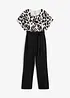 Combi-pantalon portefeuille à imprimé, bonprix
