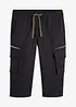 Pantalon jogger 3/4 avec poches cargo, Regular, bonprix