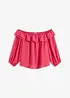 Blouse Carmen en polyester, bonprix