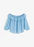 Blouse Carmen en polyester, bonprix