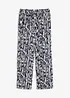 Pantalon taille élastiquée en viscose fluide, bonprix