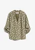 Blouse oversize en gaze de coton légère, bonprix