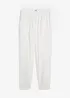 Hose aus Baumwoll-Leinen-Mix, High-Waist, bonprix
