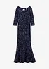 Paillettenkleid mit Rückenausschnitt, bonprix