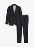 Costume 2 pièces slim en lin majoritaire, bonprix