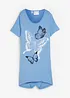 Longshirt mit Zipfel und Schmetterlingsmuster, bonprix