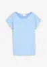 T-shirt coton et soie, bonprix