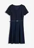 Minikleid mit Spitze und Gürtel, bonprix